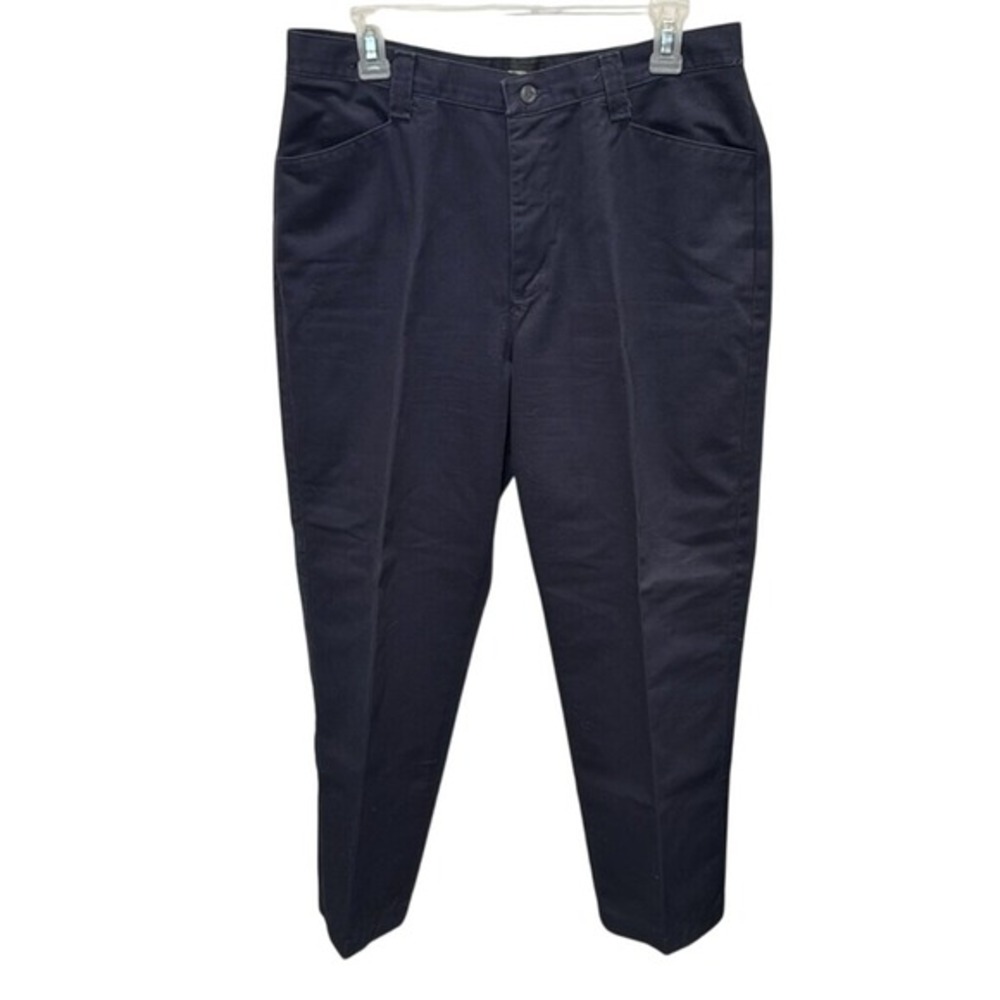 Lee Performance Khakis Flat Front Pants,‎ Size Unspecified, Navy Blue